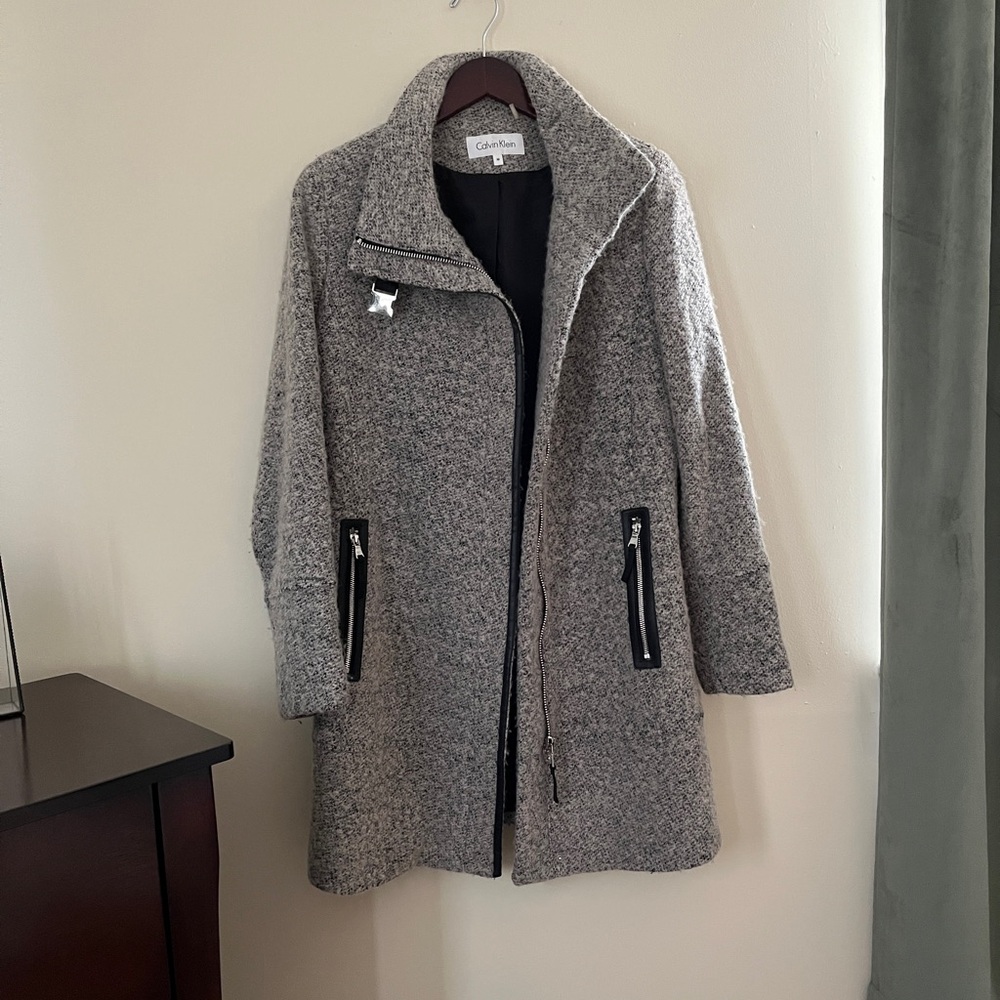Calvin Klein Gray Women's Coat